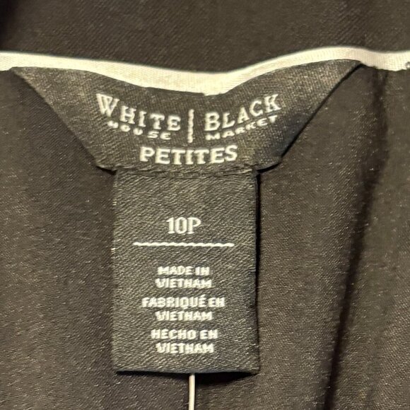 White House Black Market ruffle collar black blazer NWT - Picture 13 of 13